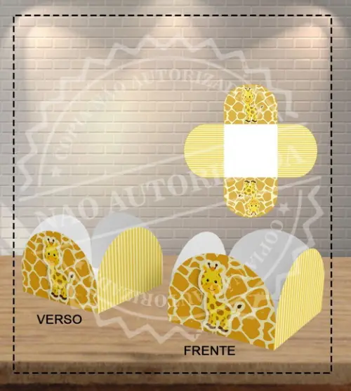 Kit Bolinho Girafinha - Arquivo Digital