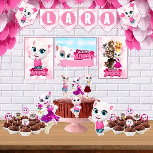 Kit Bolinho Talking Angela - Arquivo Digital