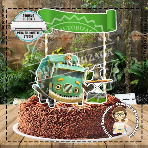 Kit Só Um Bolinho Zé Coleta - Arquivo Digital