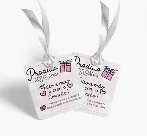 Tags Cliente Produto Artesanal - Ref 5461 Arquivo Digital