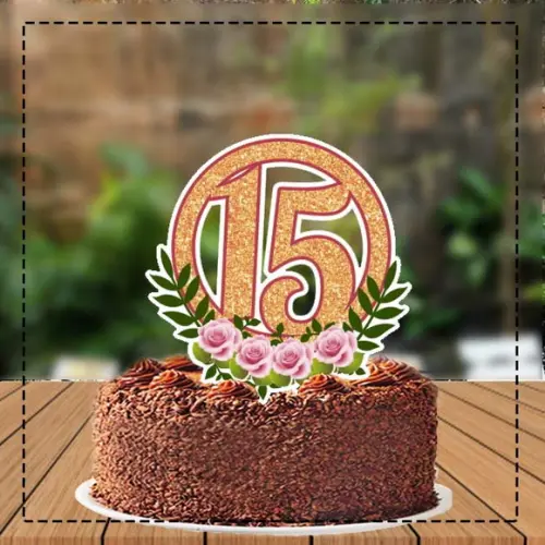 Topo de Bolo 15 Anos 4326 Arquivo Digital