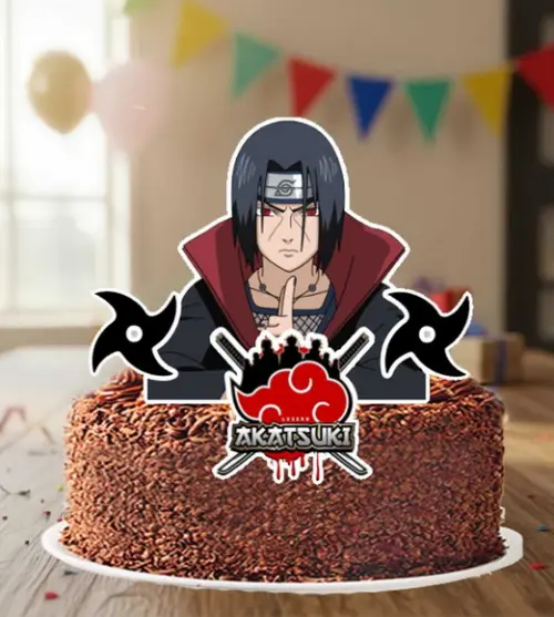 Topo de Bolo Akatsuki - 6781 Arquivo Digital