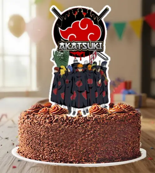 Topo de Bolo Akatsuki - 6860 Arquivo Digital