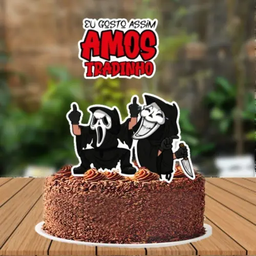 Topo de Bolo Amostradinho - Ref 5881 Arquivo Digital