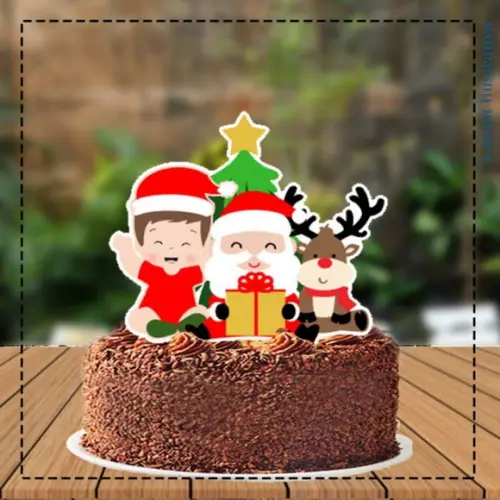 Topo de Bolo Baby Noel - Ref 5342 Arquivo Digital