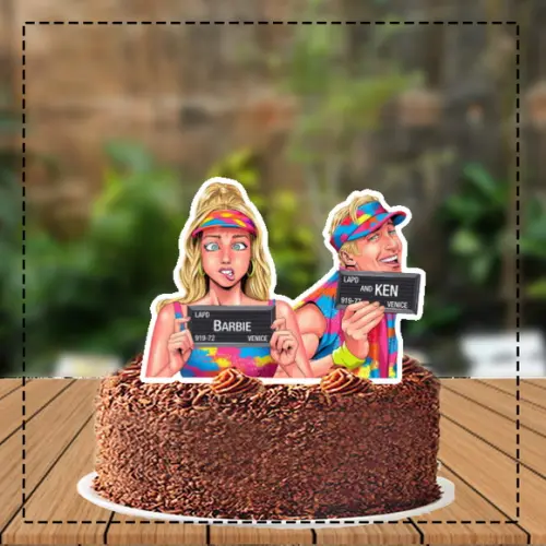 Topo de Bolo Barbie o Filme - Ref 4871 Arquivo Digital