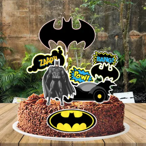 Topo de Bolo Batman - Ref 0272 Arquivo Digital