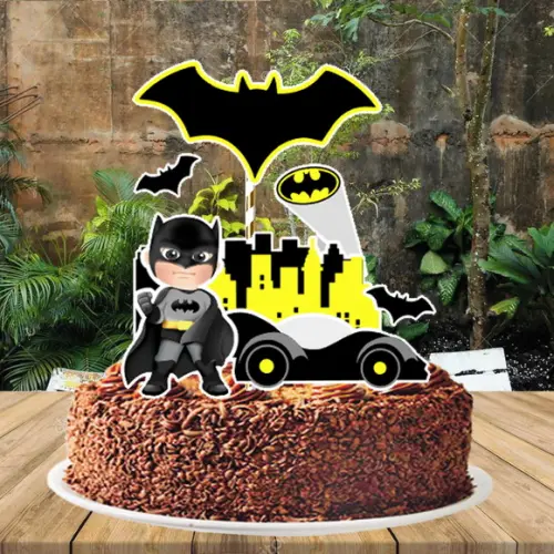 Topo de Bolo Batman - Ref 0271 Arquivo Digital