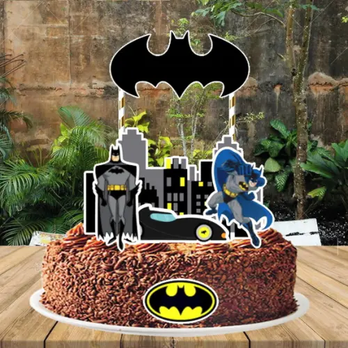 Topo de Bolo Batman - Ref 2872 Arquivo Digital