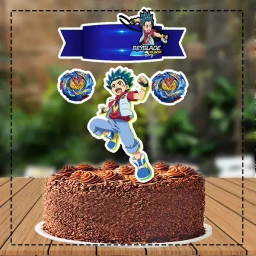 Topo de Bolo Beyblade - Ref 5513 Arquivo Digital