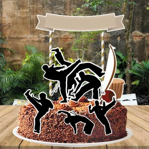 Topo de Bolo Capoeira - Ref 2692 Arquivo Digital