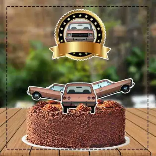 Topo de Bolo Caravan - 0588 - Arquivo Digital