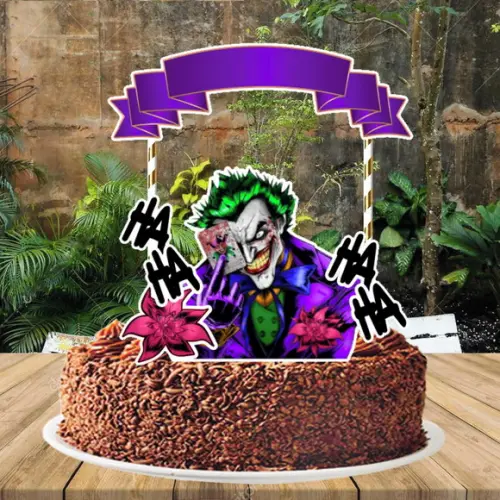 Topo de Bolo Coringa - 2566 Arquivo Digital