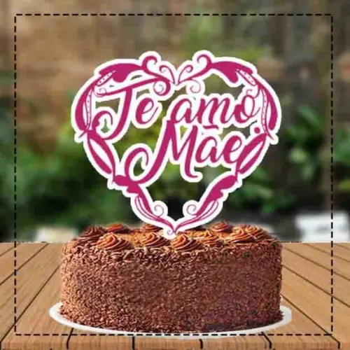Topo de Bolo Dia das Mães - 2612 Arquivo Digital