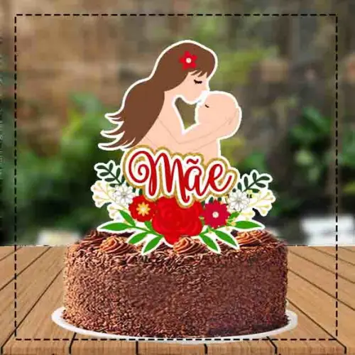 Topo de Bolo Dia das Mães - 3635 Arquivo Digital