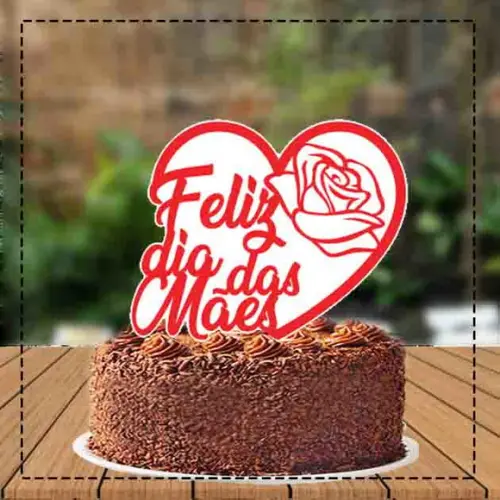 Topo de Bolo Dia das Mães - 3648 Arquivo Digital