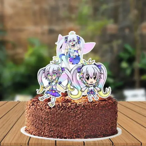 Topo de Bolo Gacha Studio - 3527 Arquivo Digital