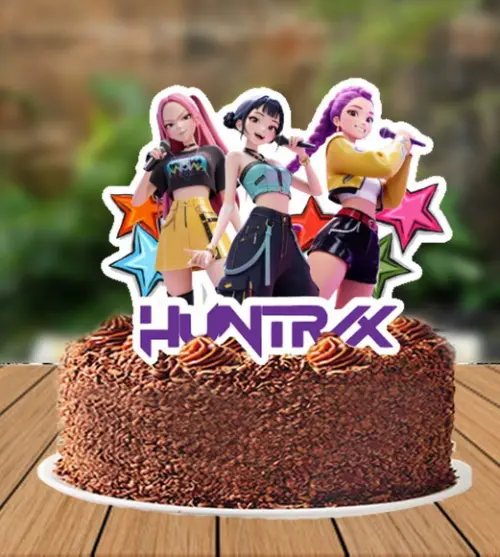 Topo de Bolo Guerreiras do Kpop - 6595 Arquivo Digital