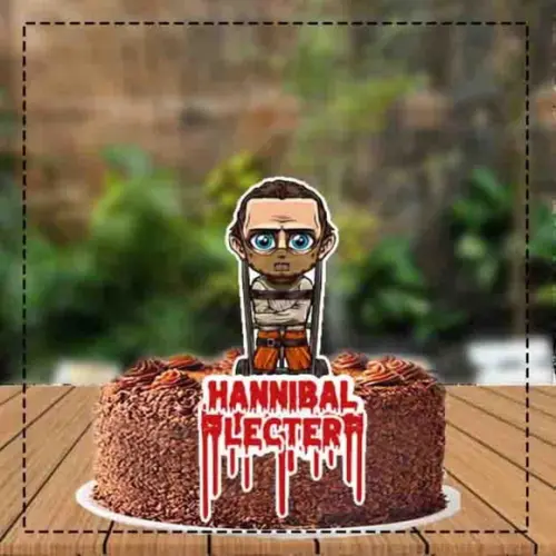 Topo de Bolo Hannibal e Topper Mariposa Arquivo Digital