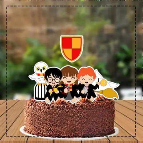 Topo de Bolo Harry Potter Baby - Ref 4364 Arquivo Digital