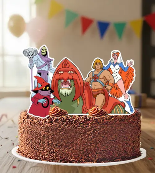 Topo de Bolo He Man - 6756 Arquivo Digital