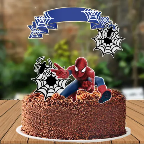 Topo de Bolo Homem Aranha - Ref 4102 Arquivo Digital