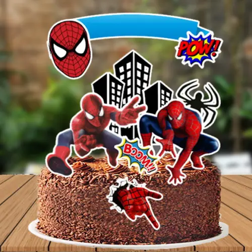 Topo de Bolo Homem Aranha - Ref 4106 Arquivo Digital