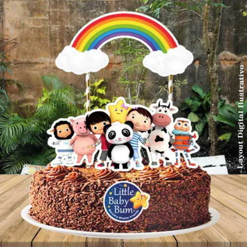 Topo de Bolo Little Baby Bum - 4283 Arquivo Digital