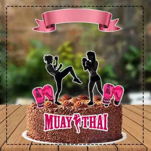 TOPO DE BOLO MUAY THAI REF 3739 - ARQUIVO DIGITAL
