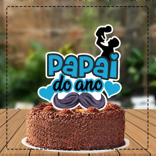 Topo de Bolo Pai do Ano - 4168 Arquivo Digital