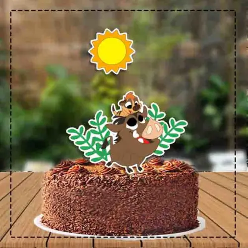 Topo de Bolo Timão e Pumba - Ref 1579 Arquivo Digital