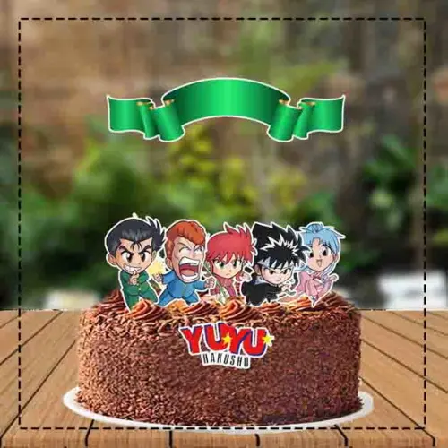 Topo de Bolo Yuyu Hakusho - Ref 2144 Arquivo Digital