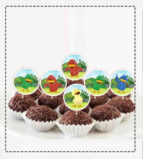 Topper Bento e Toto - Ref 0884 Arquivo Digital