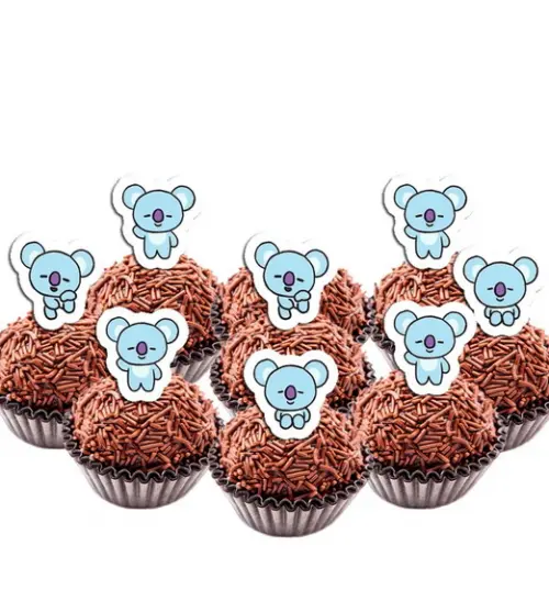 Topper de Docinho Bts Koya Rm - 6576 Arquivo Digital
