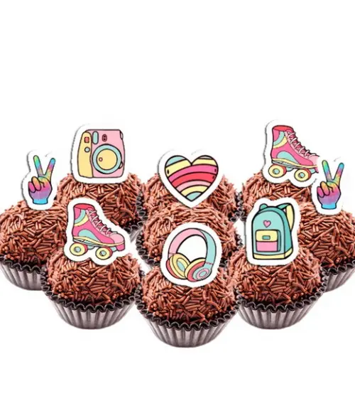 Topper de Docinho Good Vibes - 6607 Arquivo Digital