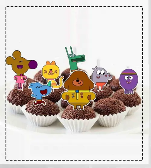 Topper Docinho Hey Duggee - Ref 1604 Arquivo Digital