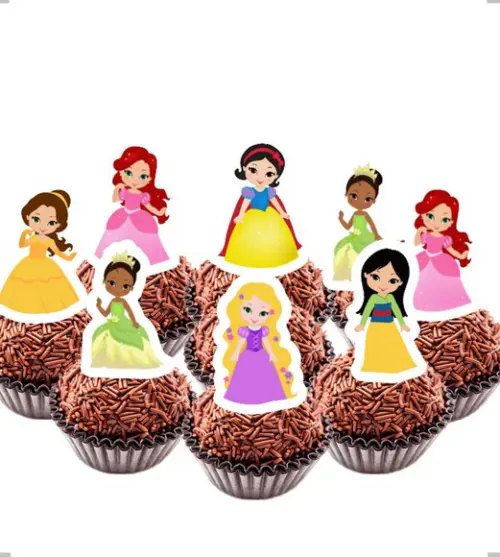 Topper Princesinhas - Ref 5526 Arquivo Digital