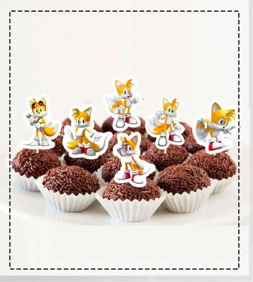 Topper Sonic Tails - Ref 0894 Arquivo Digital