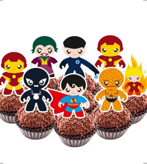 Topper Super Herois - Ref 5707 Arquivo Digital