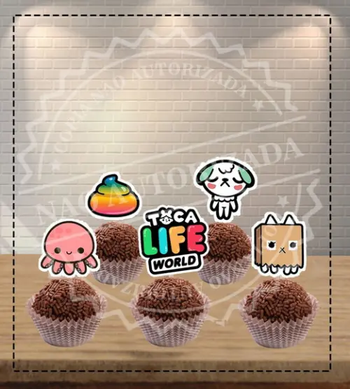 Topper Toca Life - 2392 Arquivo Digital