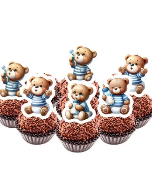 Topper Ursinho Baby - Ref 5841 Arquivo Digital