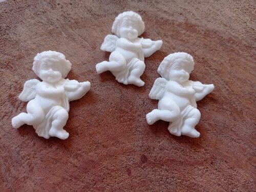 30 Lembrancinhas Anjinho de Batismo Batizado de sabonete artesanal