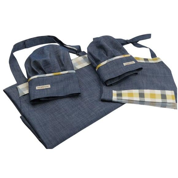 Avental Jeans Tal Pai Mãe Tal Filha (o) Vichy