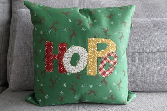 Capa Almofada Natal Lettering