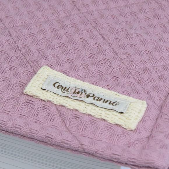Capa Vade Mecum Favo Rosa Antigo com Alça Mão Natural