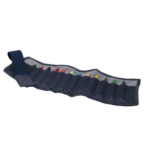 Estojo 12 Giz de Cera Jeans