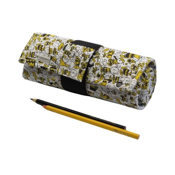 Estojo Escolar 100 Lapis de Cor com Bolso Charlie Brown