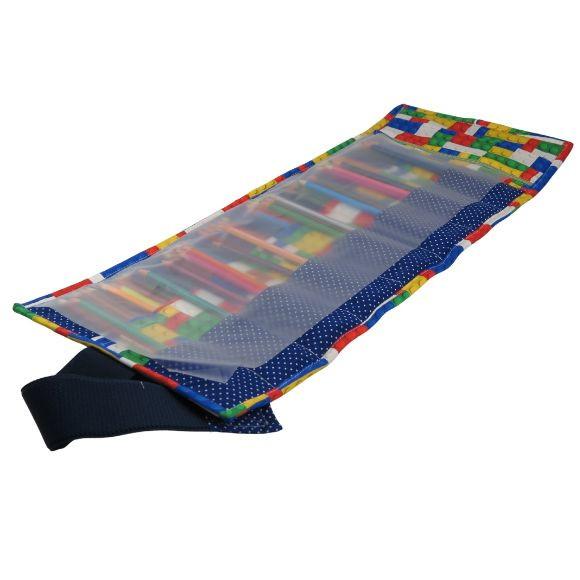 Estojo Escolar em Tecido para 100 Lápis Lego