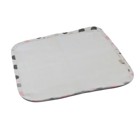 Fralda de Boca Kit5 Tons Rosa e Cinza