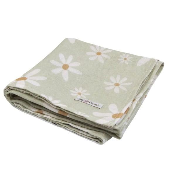 Fralda Estampada Arti In Panno Margaridas 100% Algodão